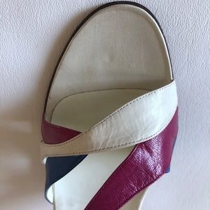 Hot, hot, hot! Italian-made sandal is a sizzling addition to your summer chic.